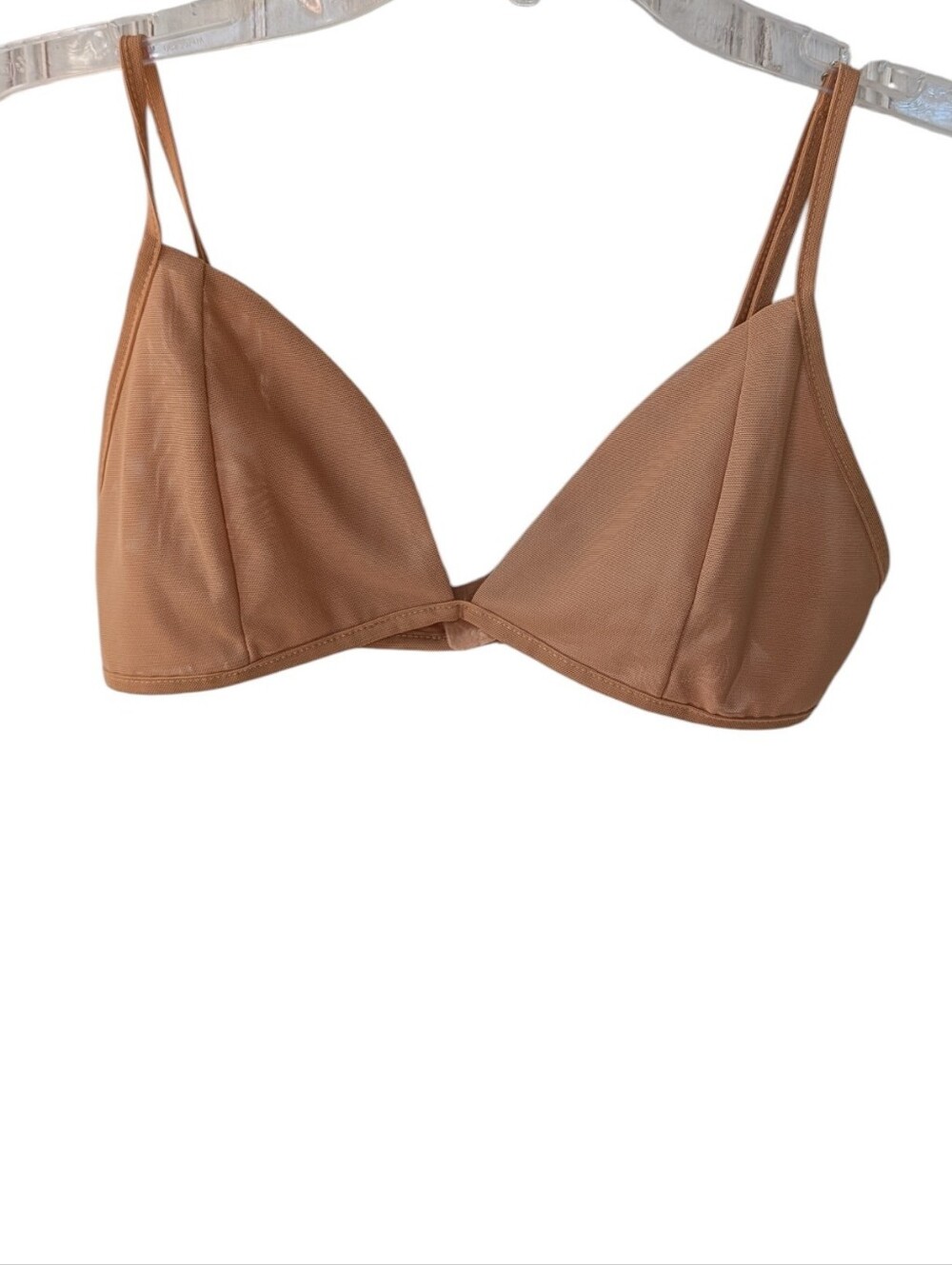 Shane Justin, Nude Mesh Bralette/ Bra . Medium